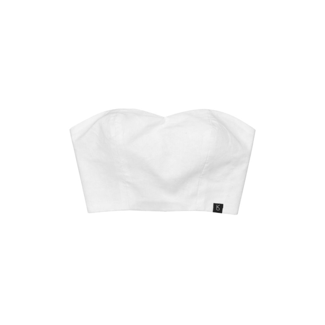 Basic white crop top