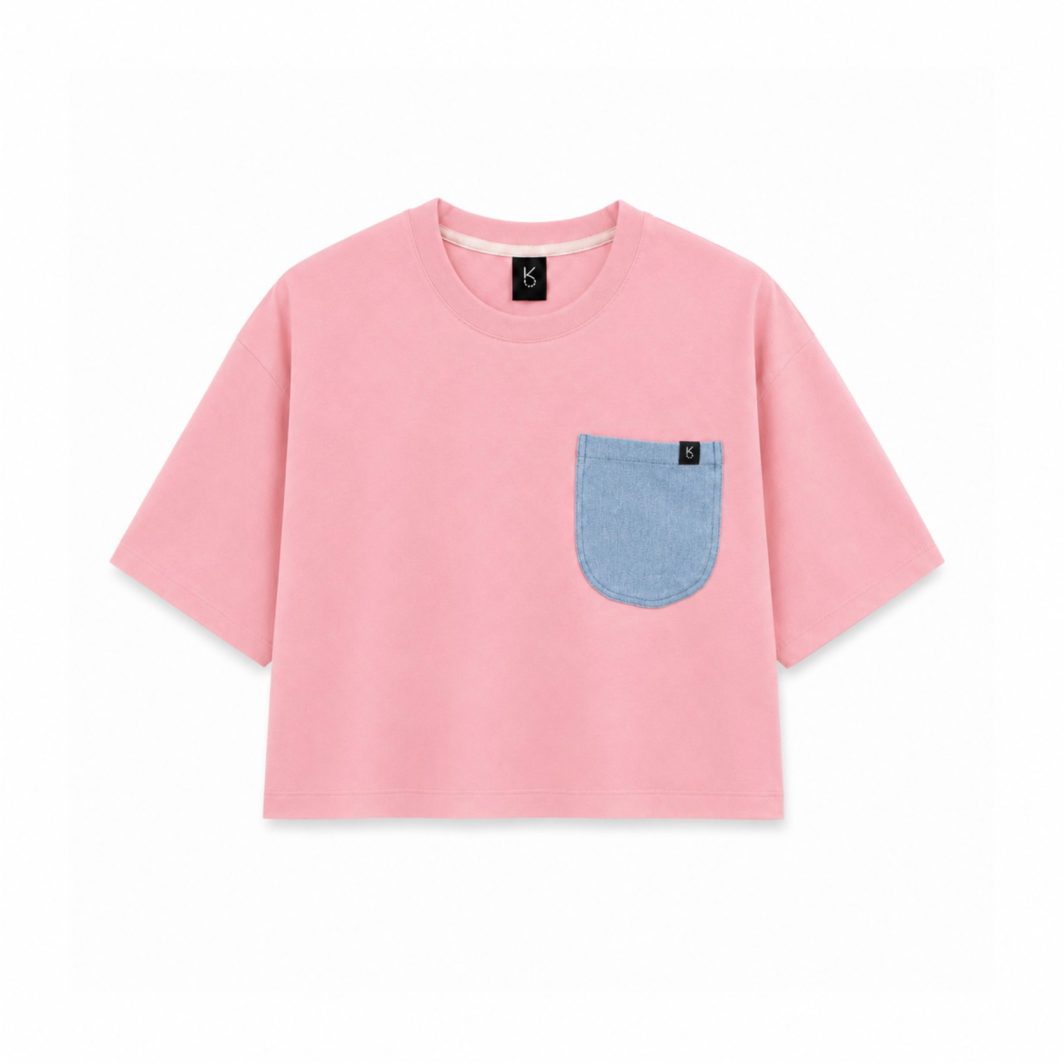 Cropshirt Pink BlueP