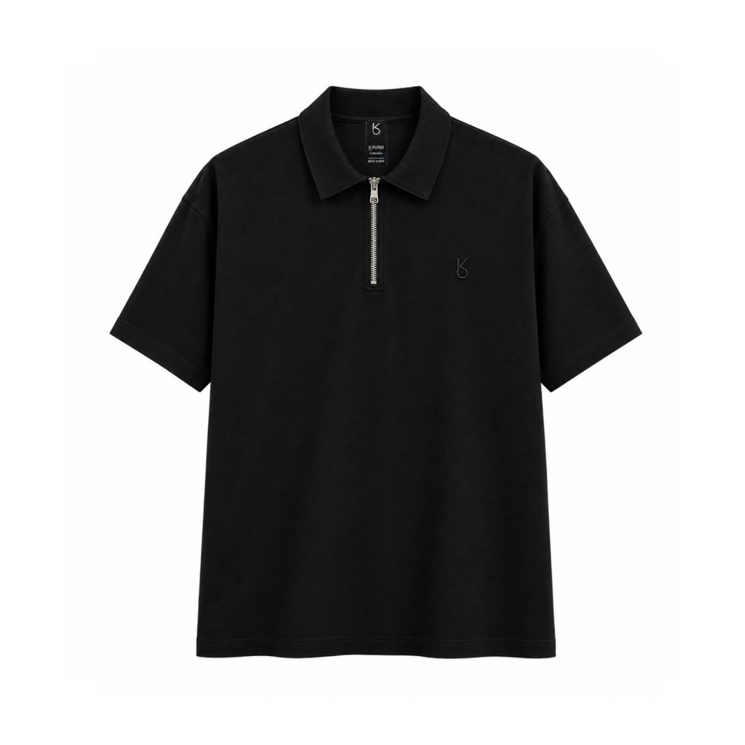 Half zip Black